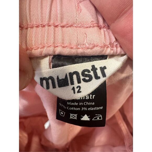 Munster Boys Kids Sikke Short Light Pink Comfy Drawstring size 12 - Picture 6 of 7